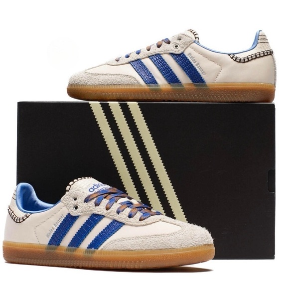 adidas Shoes - Adidas × Wales Bonner Samba Wonder Clay Royal Blue Women’s sneakers Size 4.5 NEW